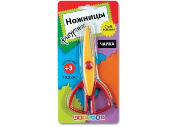 Ножницы фигурные детские «Цветик» Чайка NEW!